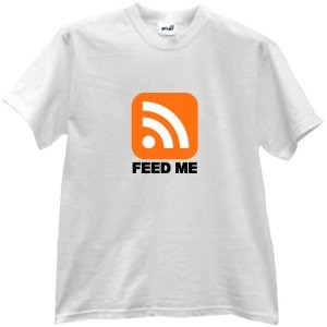 Tricou Feed Me (RSS)