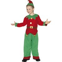 Costum Elf Mos Craciun copii 7-9 ani 