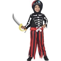 Costum Schelet Pirat copii 1-2 ani