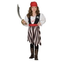 Costumatie Printesa Pirat copii 3-4 ani