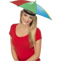 Umbrela pentru Cap multicolora